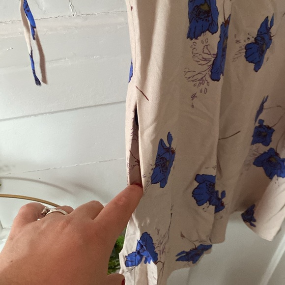 Free People Deep V Short Sleeve Dress size 2 - Picture 4 of 6